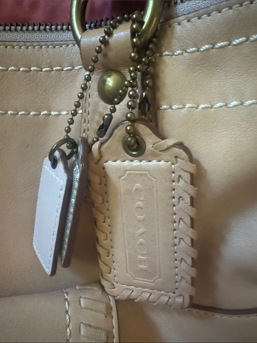 Coach Poppy Whipstitch Tote